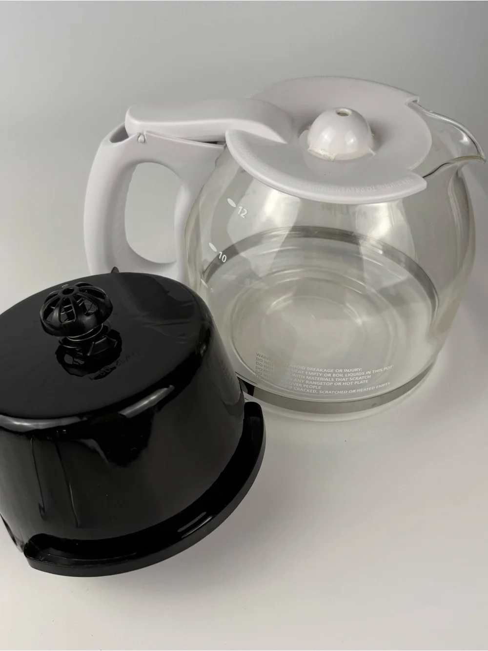 Mr. Coffee 12 Cup Switch Maker Simple Brew White CG12 GREAT CONDITION